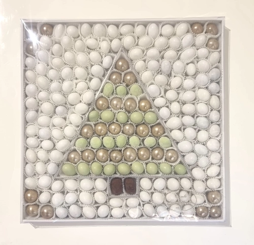 Albero di Natale verde e oro