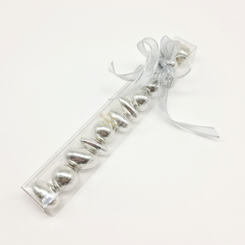 Stecca in pvc con fiocco argento