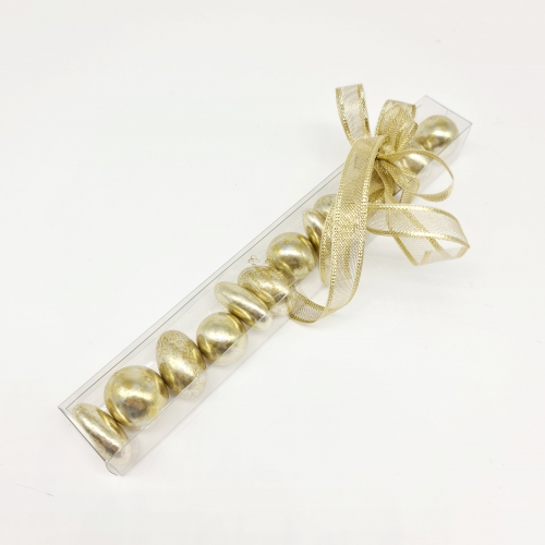 Stecca in pvc con fiocco oro